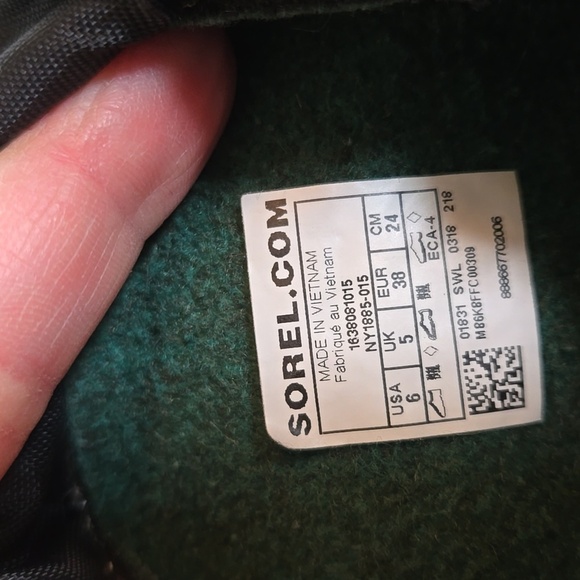 Sorel Snow Boots Kids Size 6 - Picture 7 of 8